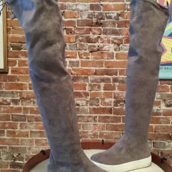J/Slides over the knee suede boots - Picture 2 of 4